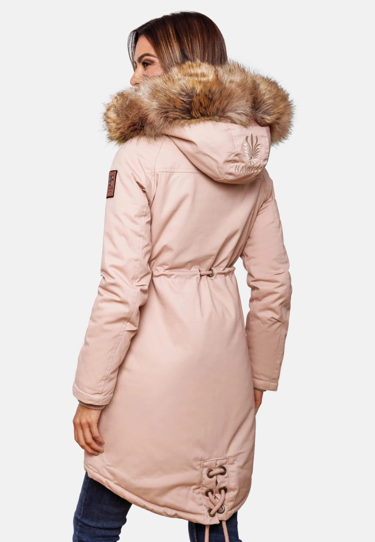 Navahoo Parkas Winterparka Rosinchen Dames Rosa 8 Navahoo Parkas Winterparka Rosinchen Dames Rosa - Afbeelding 8