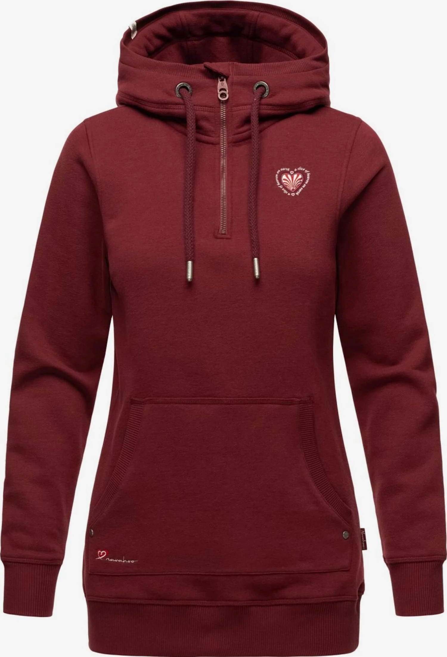 Navahoo Hoodies Sweatshirt Zauberelfe Dames Bordeaux