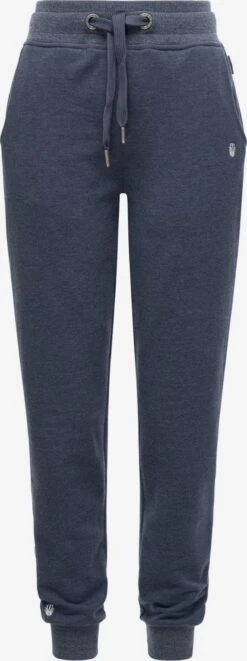 Navahoo Sweatpants Tapered Broek Schmusekätzchen Dames Duifblauw
