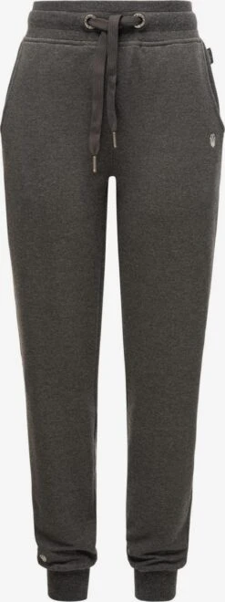 Navahoo Sweatpants Tapered Broek Dames Donkergrijs