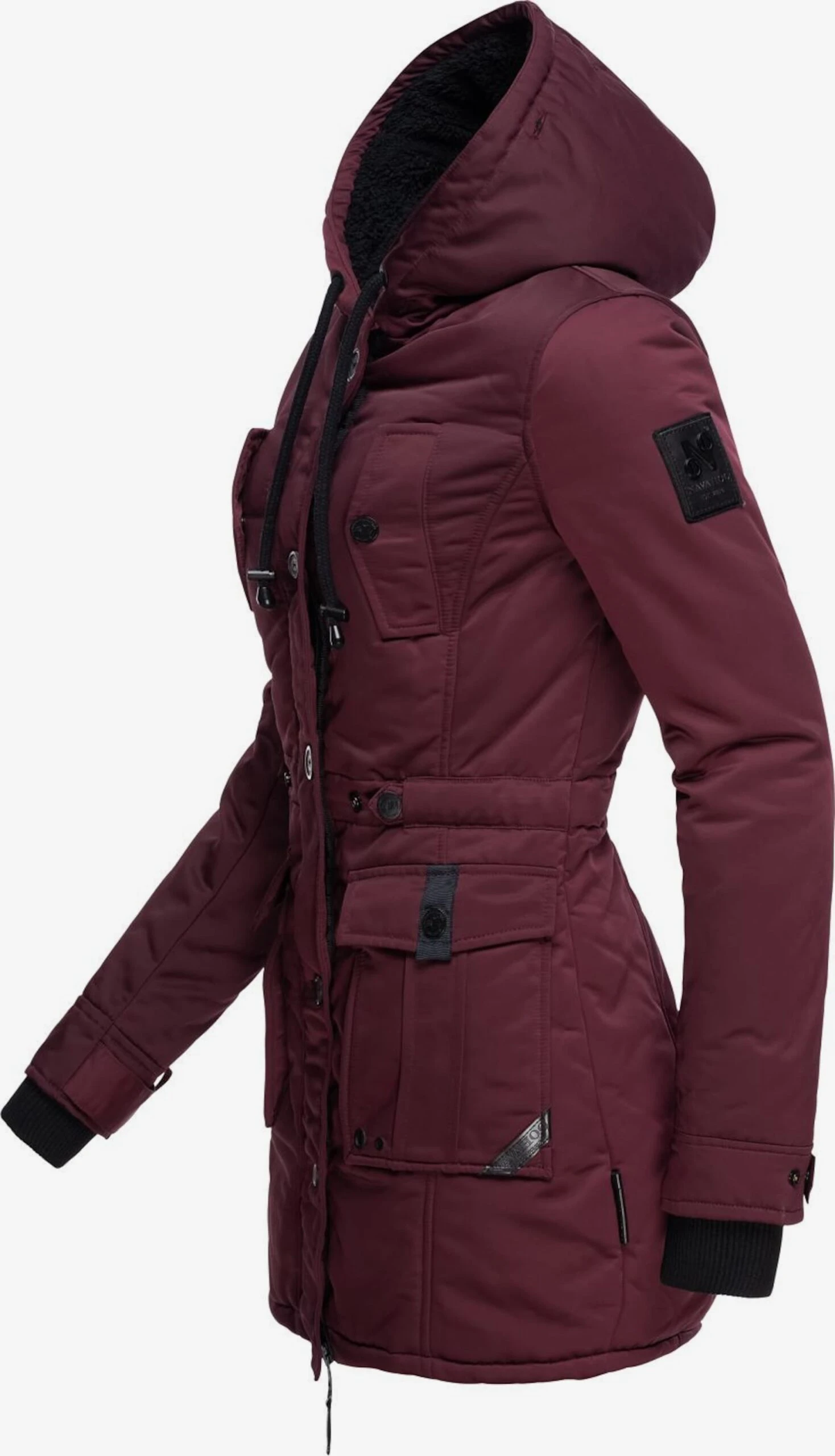 Navahoo Parkas Winterparka Dames Wijnrood 3 Navahoo Parkas Winterparka Dames Wijnrood - Afbeelding 3