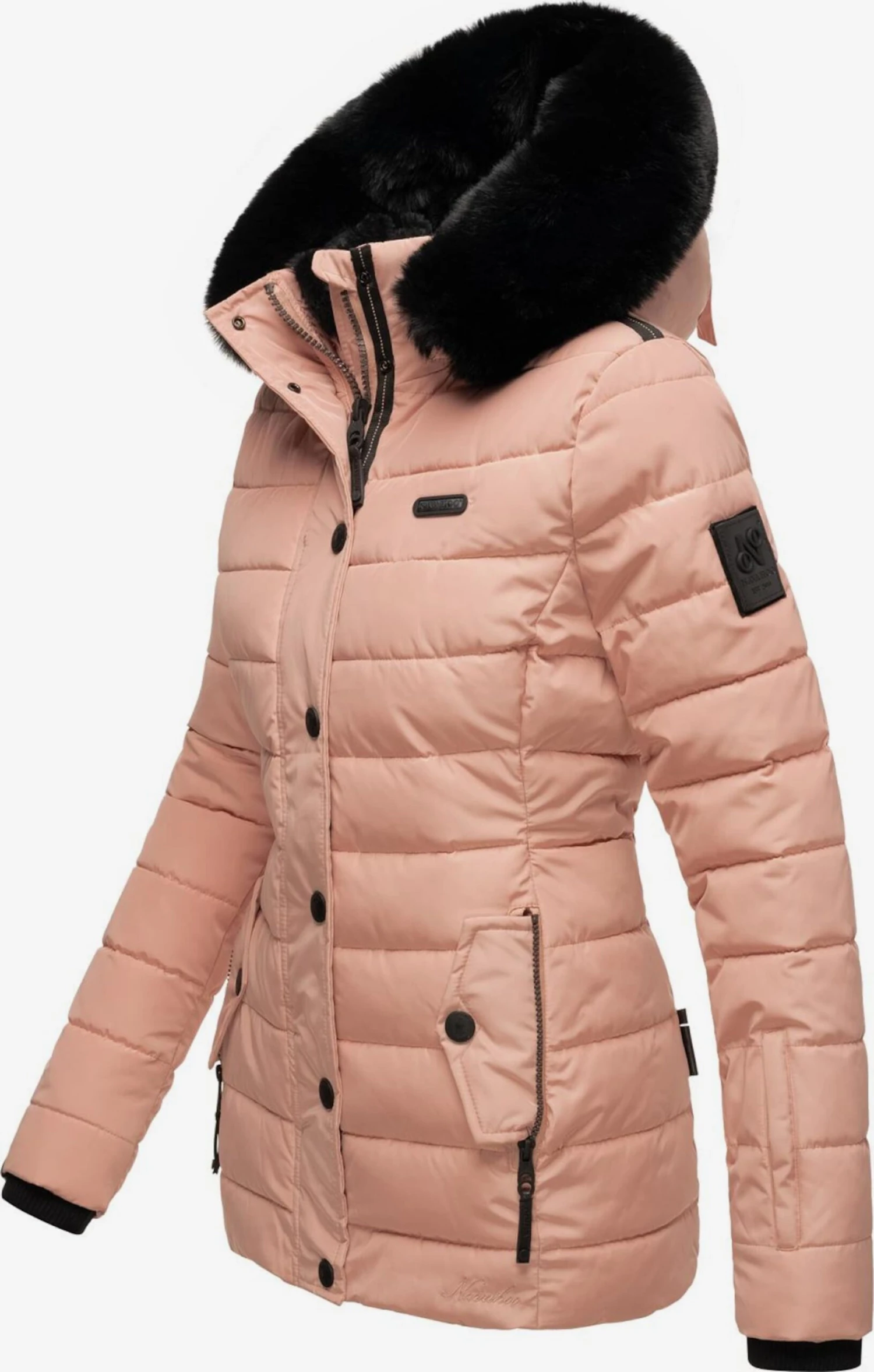 Navahoo Winterjassen Winterjas Milianaa Dames Roze 2 Navahoo Winterjassen Winterjas Milianaa Dames Roze - Afbeelding 2