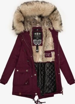 Navahoo Parkas Winterparka Honigfee Dames Bordeaux -Navahoo 152fff7592ad35314e2d7cdaea7b76c0