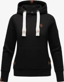 Navahoo Hoodies Sweatshirt Damlaa Dames Zwart
