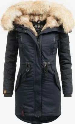 Navahoo Parkas Winterparka Bombii Dames Nachtblauw