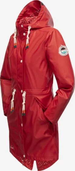 Navahoo Outdoor Jassen Functionele Jas Tropical Storm Dames Vuurrood -Navahoo 24dd2d2f34bc6113296d042f64c7ab42