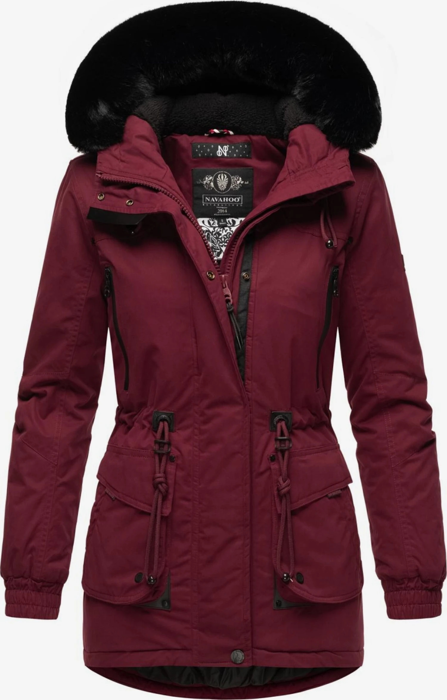 Navahoo Parkas Winterparka Dames Bordeaux 2 Navahoo Parkas Winterparka Dames Bordeaux - Afbeelding 2