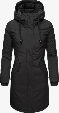 Navahoo Wintermantels Wintermantel Dames Zwart