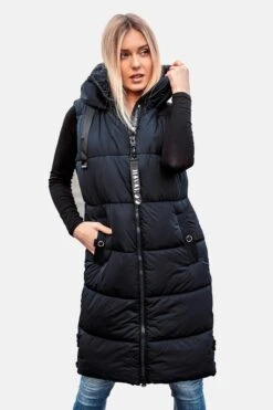 Navahoo Bodywarmers Bodywarmer Dames Zwart -Navahoo 2efe04aad7f20e1a31f8f16969f51624