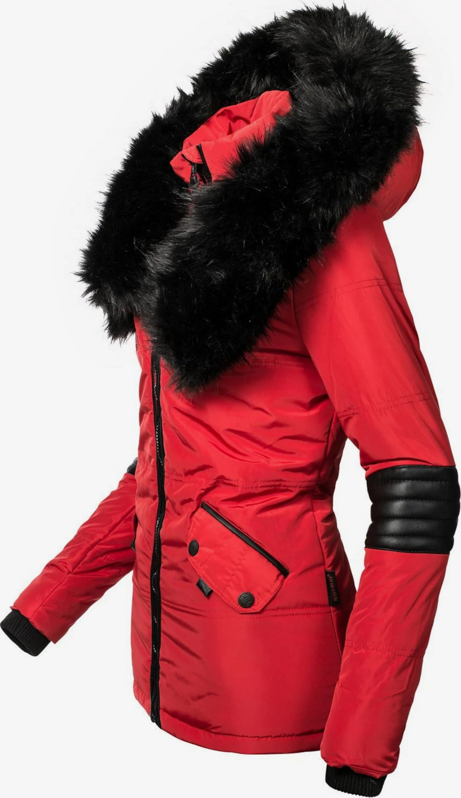Navahoo Winterjassen Winterjas Nirvana Dames Rood 2 Navahoo Winterjassen Winterjas Nirvana Dames Rood - Afbeelding 2