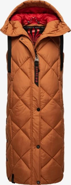 Navahoo Bodywarmers Bodywarmer Schnuckel Dames Cognac -Navahoo 300b13b515ae6bc221991abf29c913da