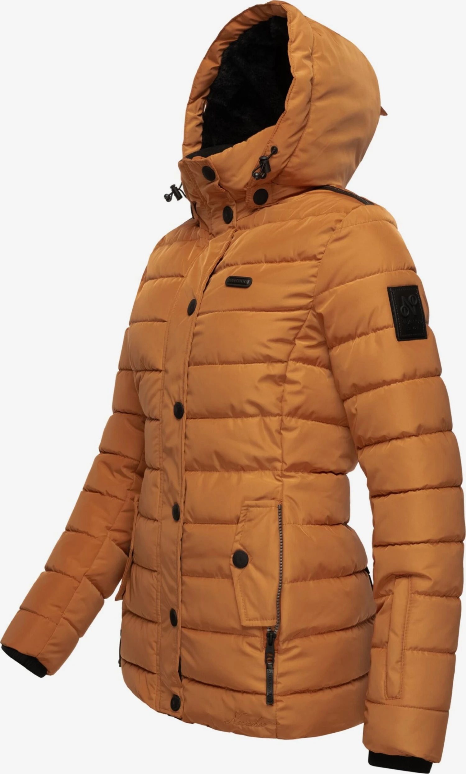 Navahoo Winterjassen Winterjas Milianaa Dames Donkergeel 5 Navahoo Winterjassen Winterjas Milianaa Dames Donkergeel - Afbeelding 5