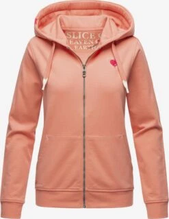 Navahoo Sweatvesten Sweatvest Cremetörtchen Dames Abrikoos