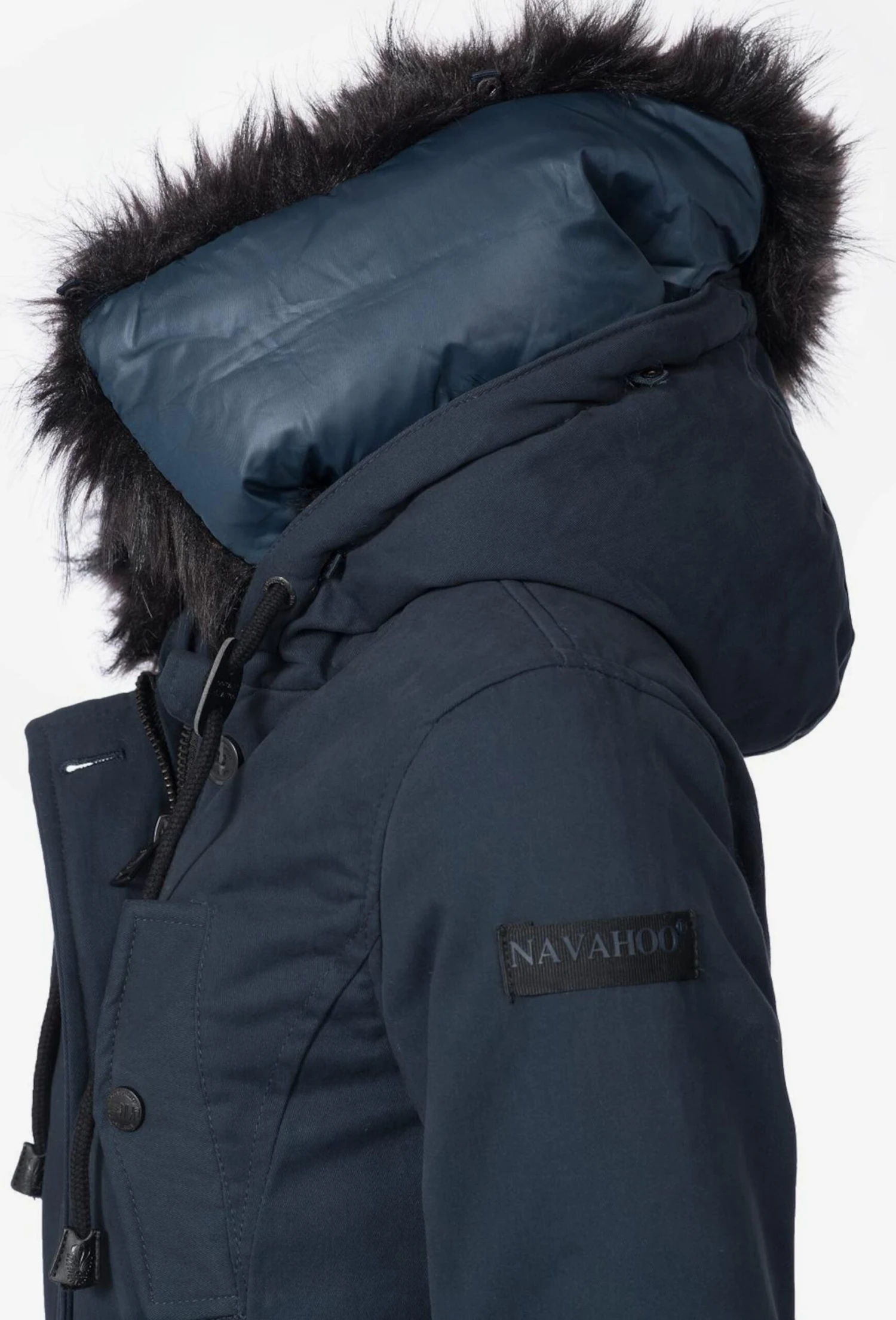 Navahoo Parkas Winterparka Luluna Dames Nachtblauw 4 Navahoo Parkas Winterparka Luluna Dames Nachtblauw - Afbeelding 4