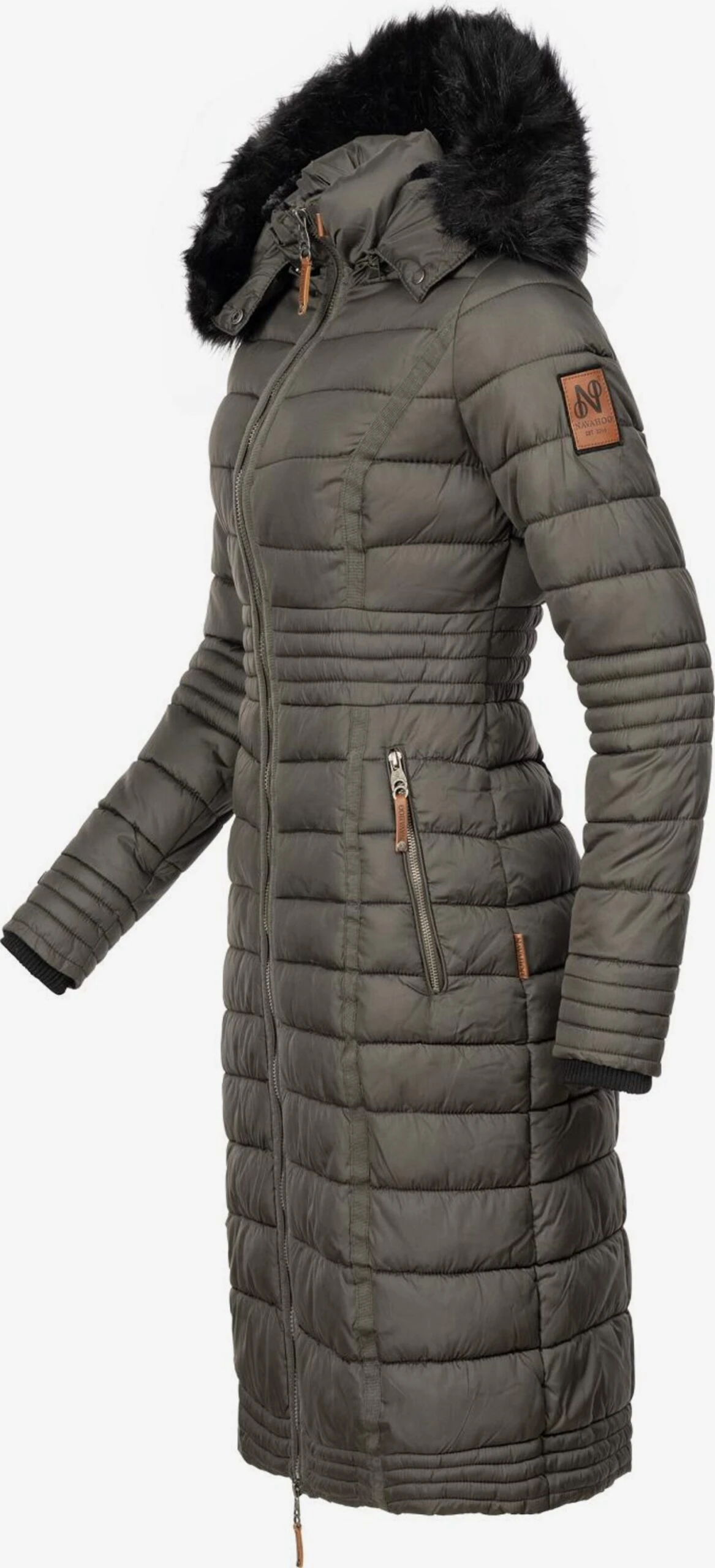 Navahoo Wintermantels Wintermantel Umay Dames Aardetinten 3 Navahoo Wintermantels Wintermantel Umay Dames Aardetinten - Afbeelding 3