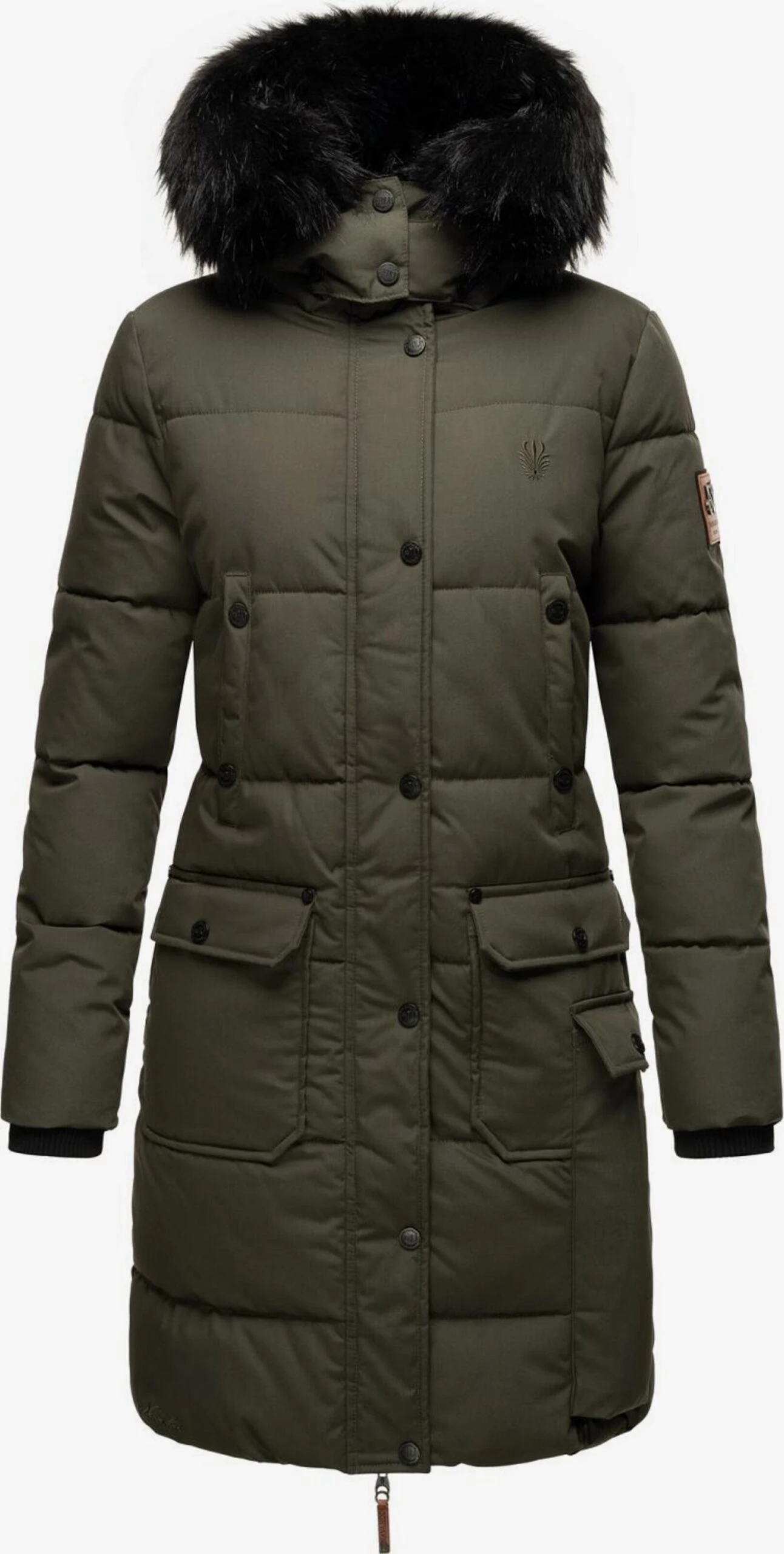 Navahoo Wintermantels Wintermantel Cosimaa Dames Antraciet 4 Navahoo Wintermantels Wintermantel Cosimaa Dames Antraciet - Afbeelding 4