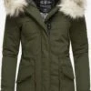 Navahoo Parkas Winterparka Dames Groen