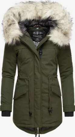 Navahoo Parkas Winterparka Dames Groen