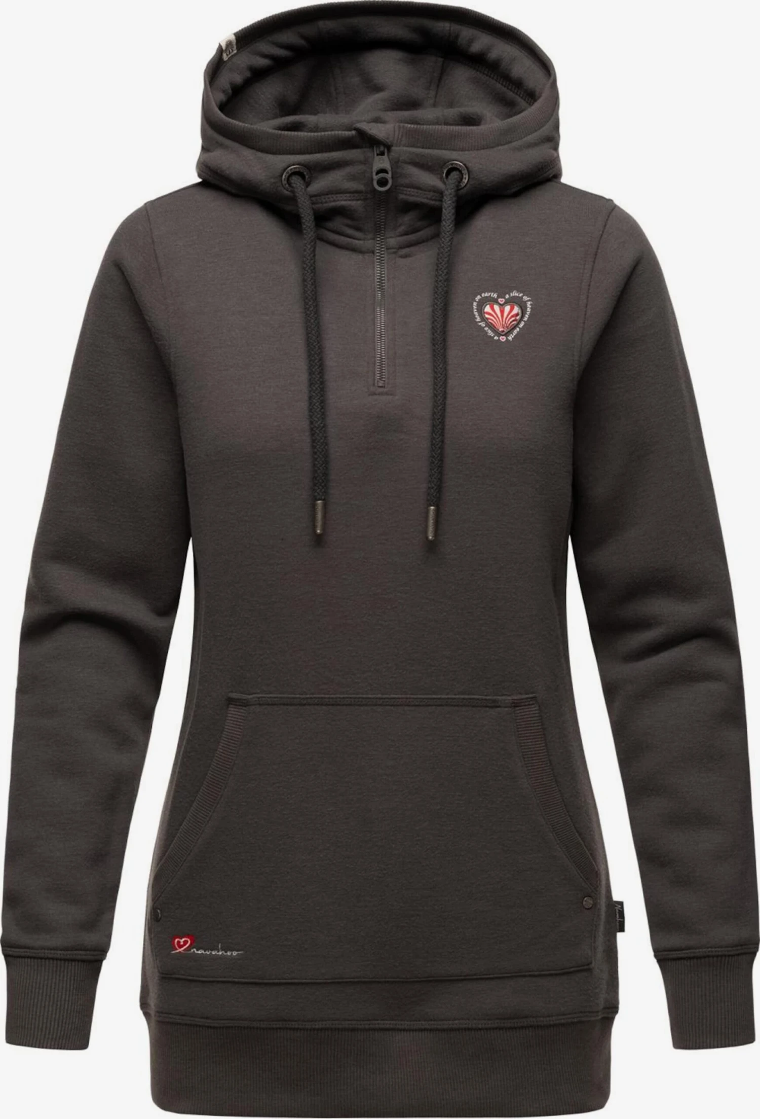 Navahoo Hoodies Sweatshirt Zauberelfe Dames Donkergrijs 1 Navahoo Hoodies Sweatshirt Zauberelfe Dames Donkergrijs