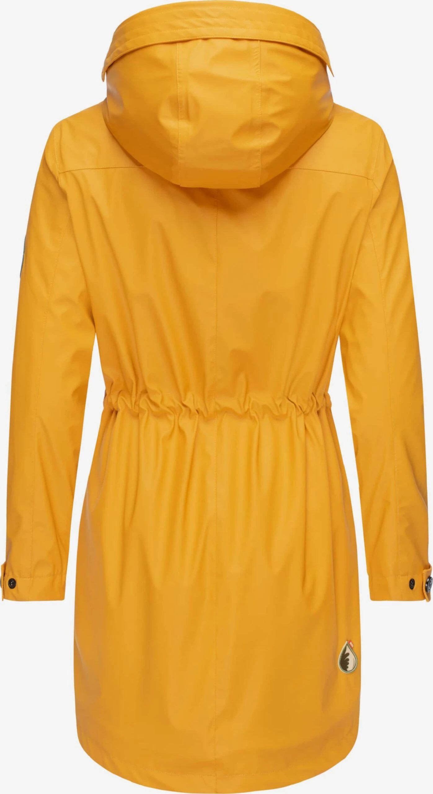 Navahoo Regenmantels Tussenmantel Deike Dames Goudgeel 3 Navahoo Regenmantels Tussenmantel Deike Dames Goudgeel - Afbeelding 3