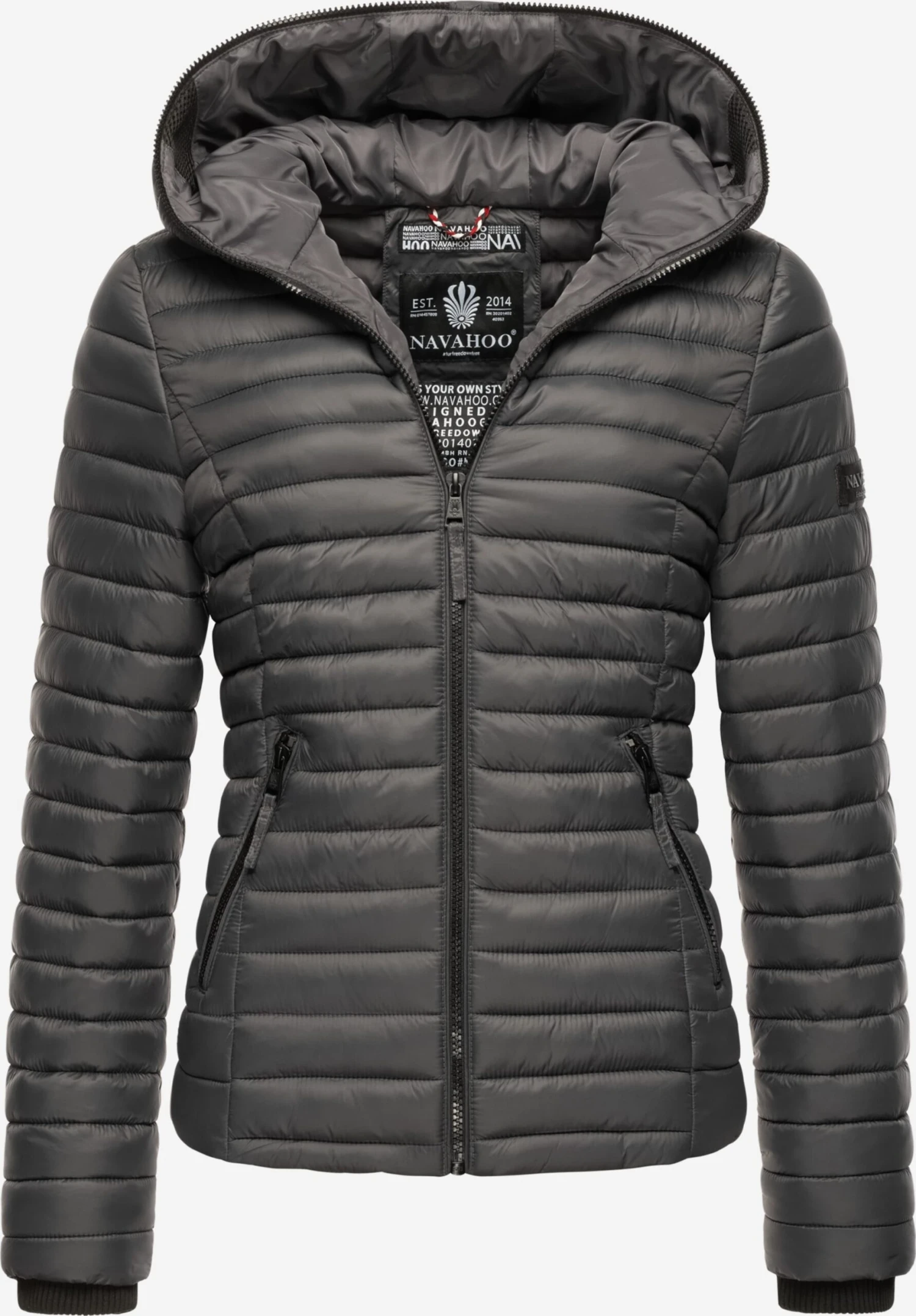 Navahoo Tussenjassen Tussenjas Kimuk Dames Antraciet 1 Navahoo Tussenjassen Tussenjas Kimuk Dames Antraciet