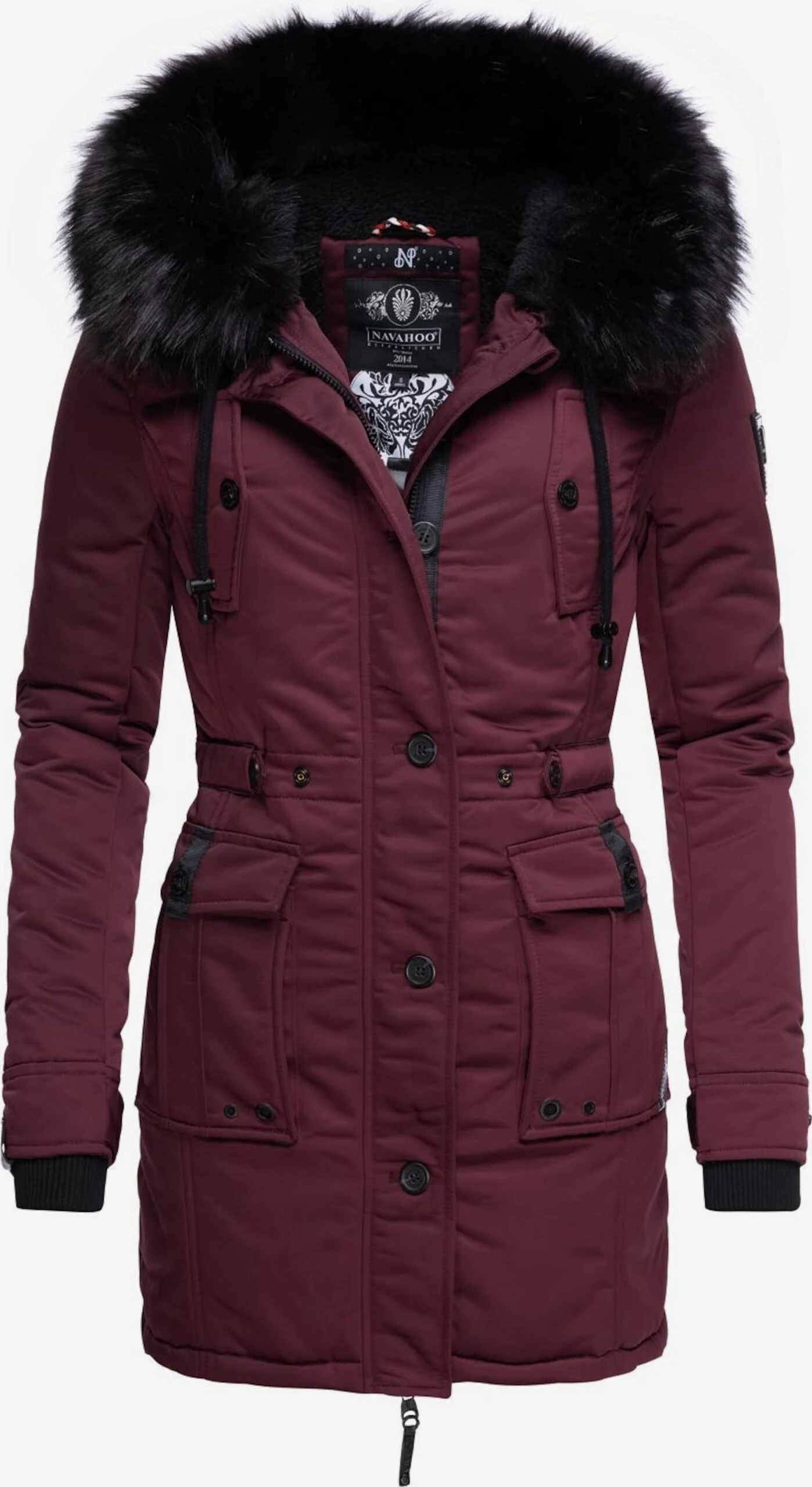 Navahoo Parkas Winterparka Dames Wijnrood 1 Navahoo Parkas Winterparka Dames Wijnrood
