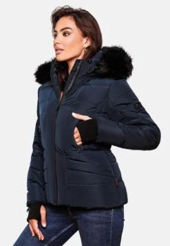 Navahoo Winterjassen Winterjas Adele Dames Donkerblauw -Navahoo 4ea85231657248d75475838de767eee0