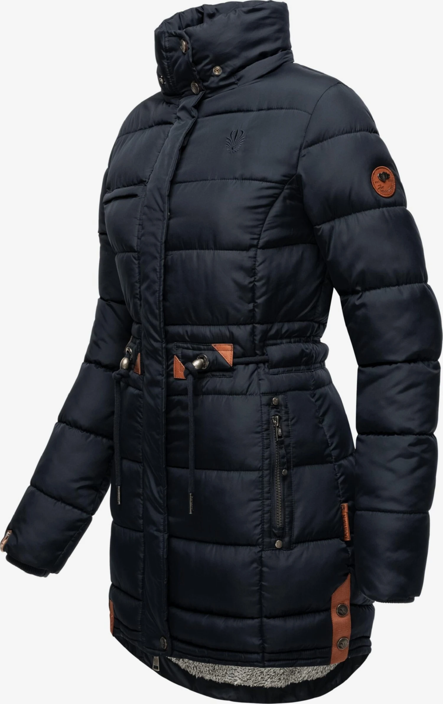 Navahoo Wintermantels Wintermantel Daliee Dames Navy 4 Navahoo Wintermantels Wintermantel Daliee Dames Navy - Afbeelding 4