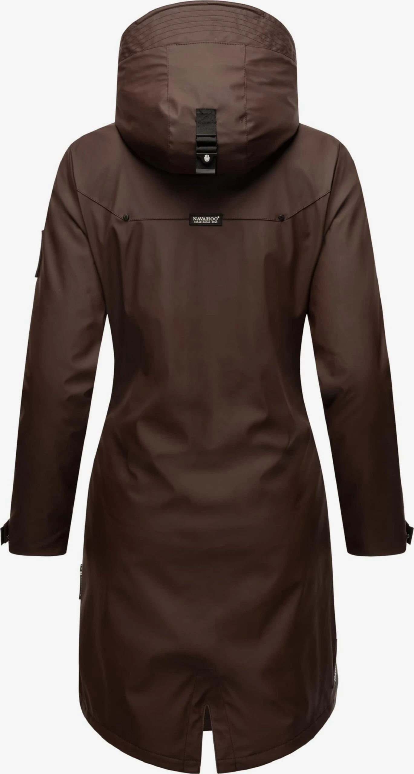 Navahoo Regenmantels Tussenmantel Schötchen Dames Chocoladebruin 3 Navahoo Regenmantels Tussenmantel Schötchen Dames Chocoladebruin - Afbeelding 3