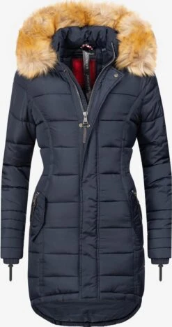 Navahoo Wintermantels Wintermantel Papaya Dames Donkerblauw