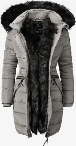 Navahoo Wintermantels Wintermantel Paula Dames Grijs -Navahoo 5935948ea7a14356e82133c5720f2880