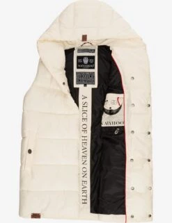 Navahoo Bodywarmers Bodywarmer Madilynaa Dames Offwhite -Navahoo 59c246e336e5a78c10517bbb18f4f789