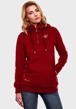 Navahoo Hoodies Sweatshirt Zauberelfe Dames Bordeaux -Navahoo 6553f8e403568181a735a37642d55c10