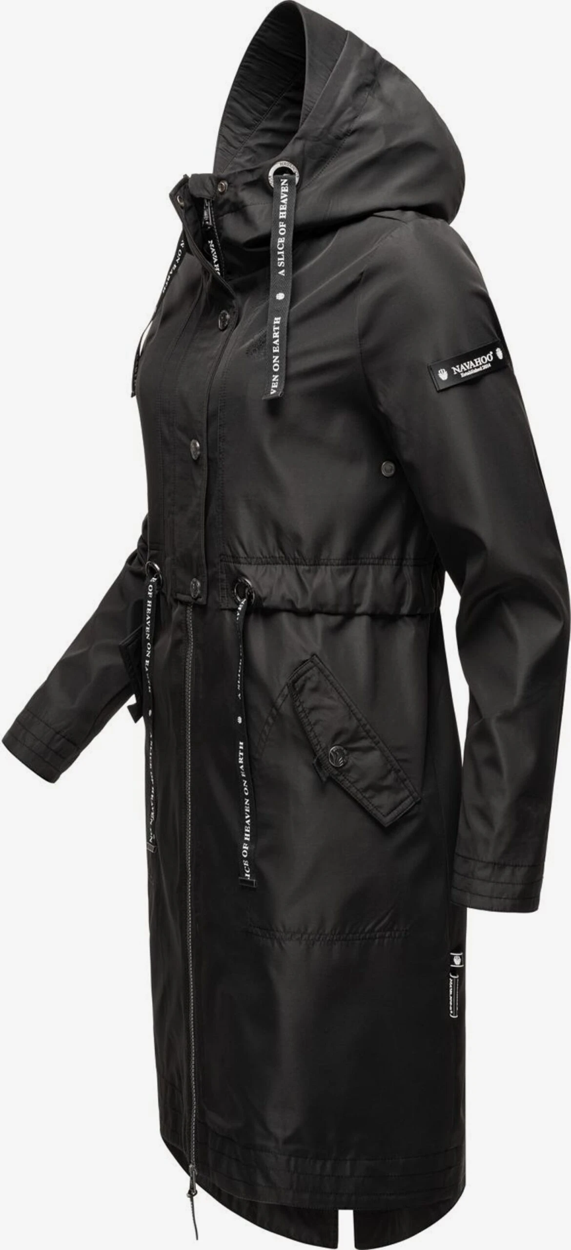 Navahoo Parkas Tussenparka Josinaa Dames Zwart 3 Navahoo Parkas Tussenparka Josinaa Dames Zwart - Afbeelding 3