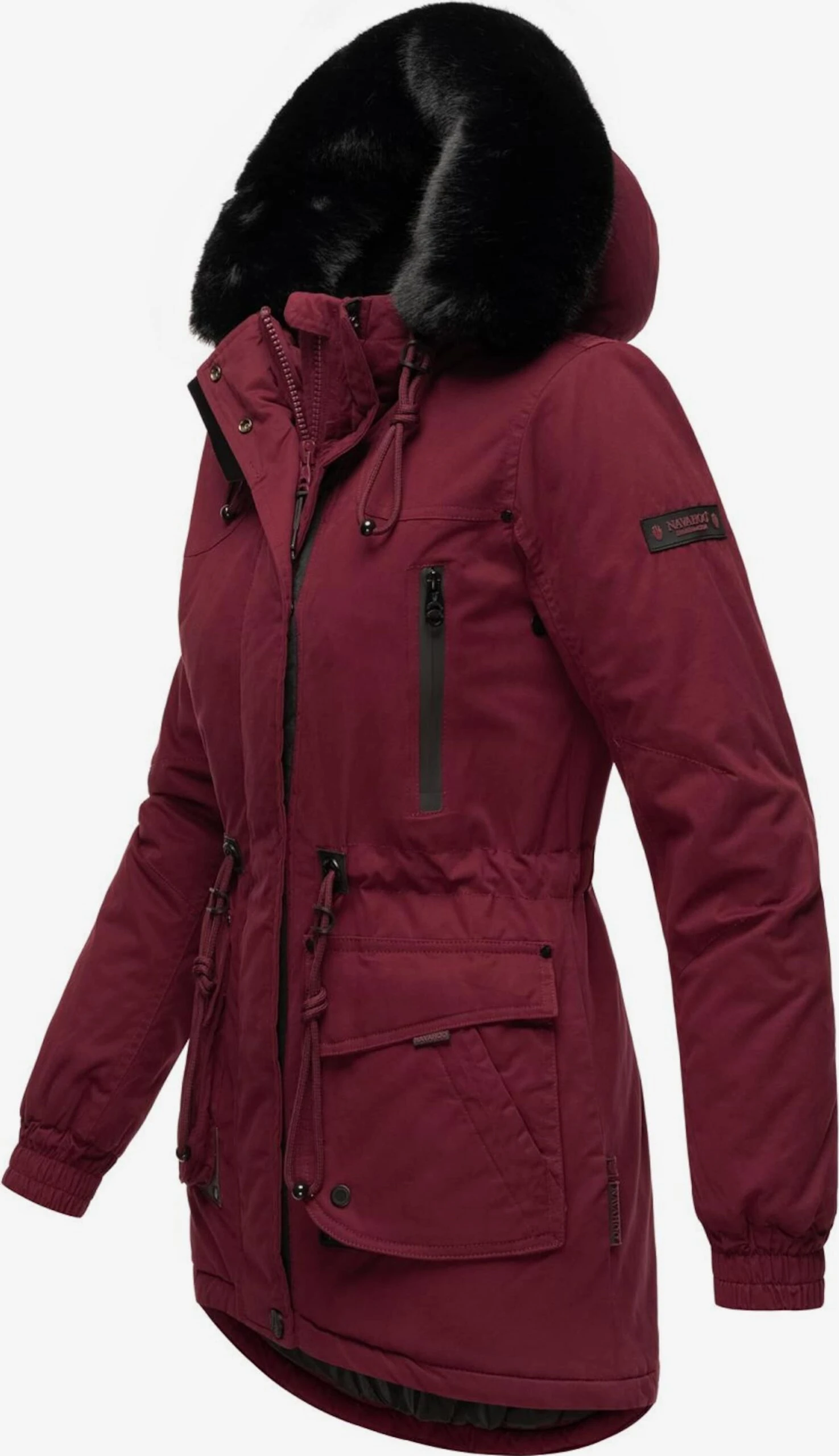 Navahoo Parkas Winterparka Dames Bordeaux 3 Navahoo Parkas Winterparka Dames Bordeaux - Afbeelding 3