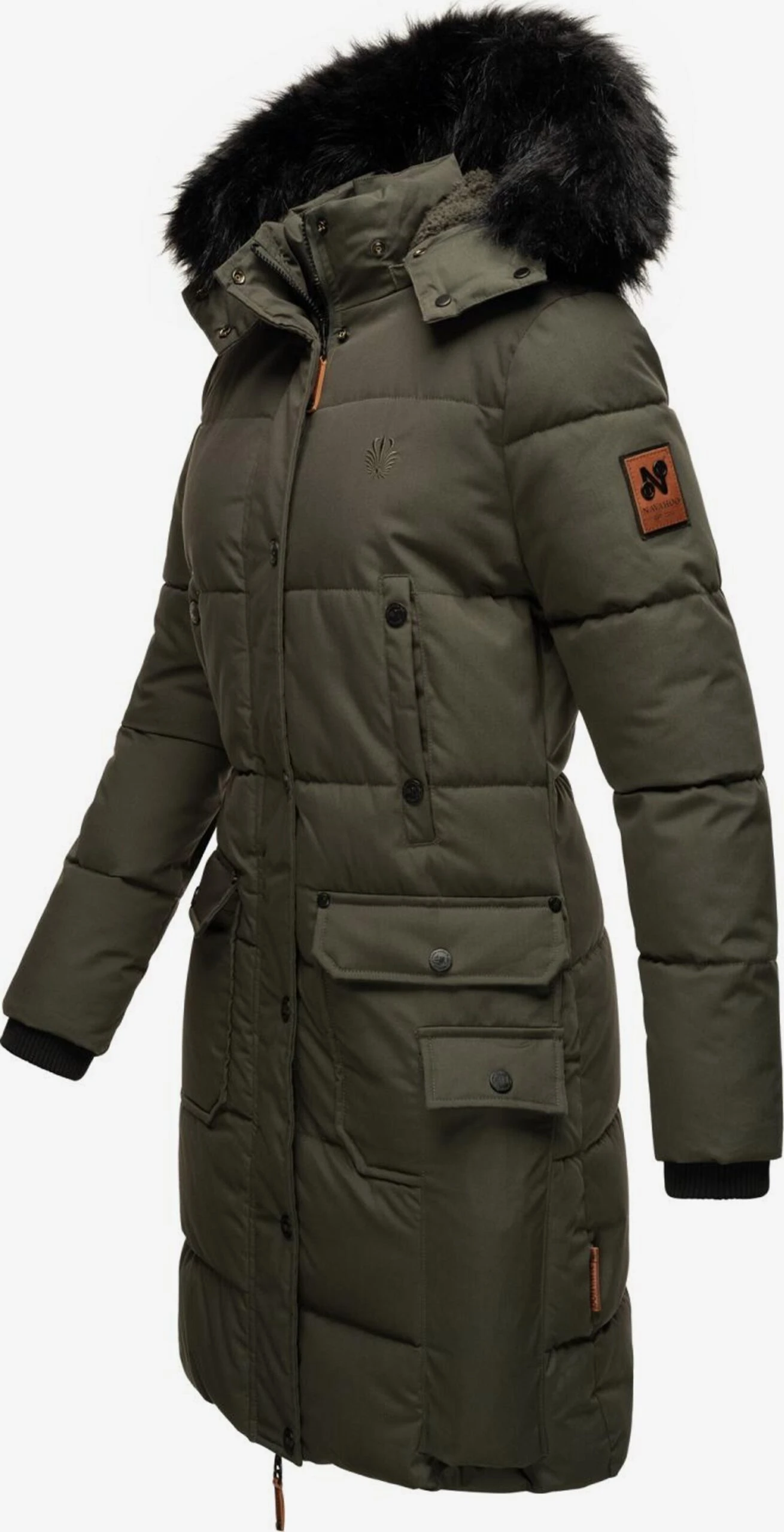 Navahoo Wintermantels Wintermantel Cosimaa Dames Antraciet 2 Navahoo Wintermantels Wintermantel Cosimaa Dames Antraciet - Afbeelding 2