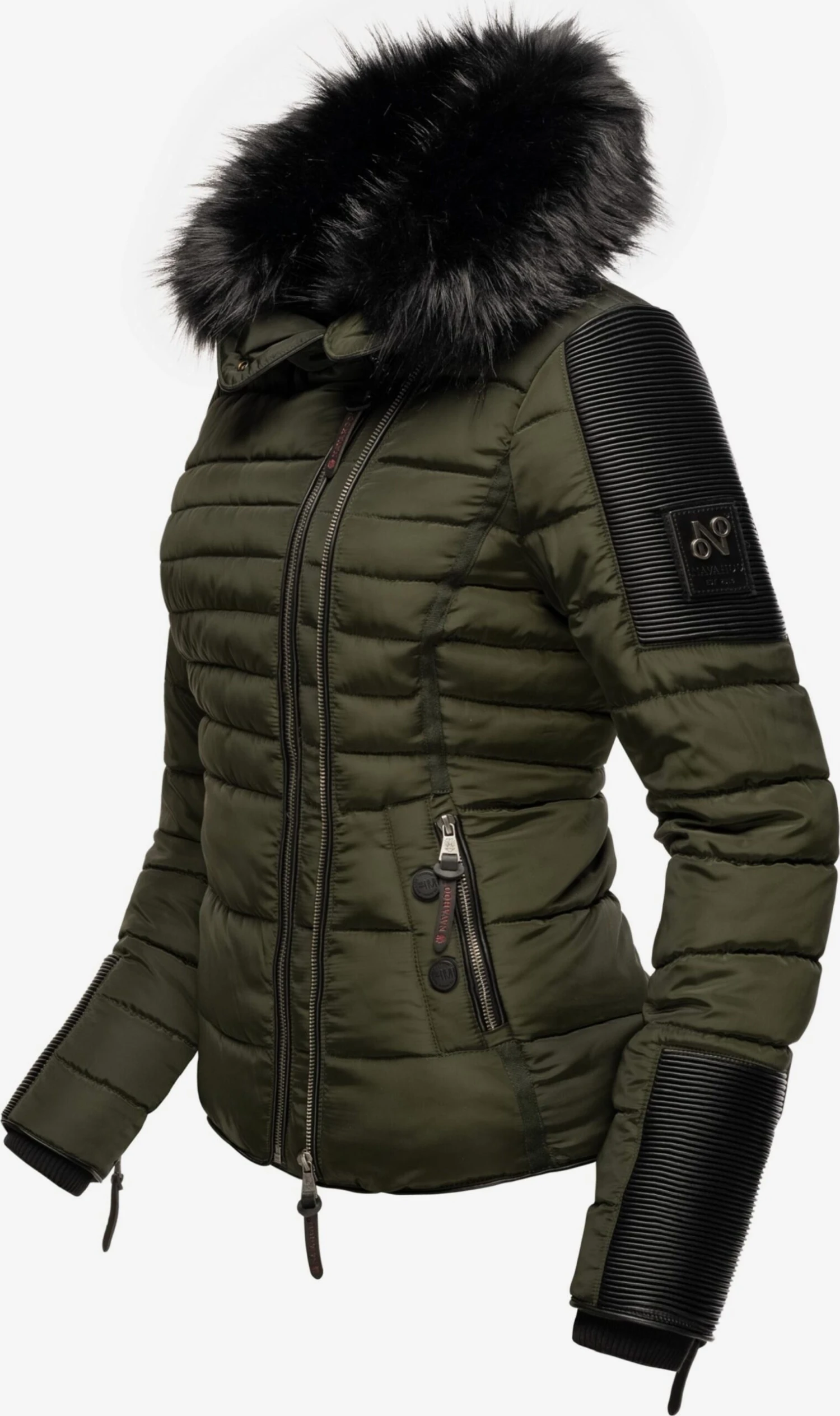 Navahoo Winterjassen Winterjas Yuki2 Dames Olijfgroen 2 Navahoo Winterjassen Winterjas Yuki2 Dames Olijfgroen - Afbeelding 2