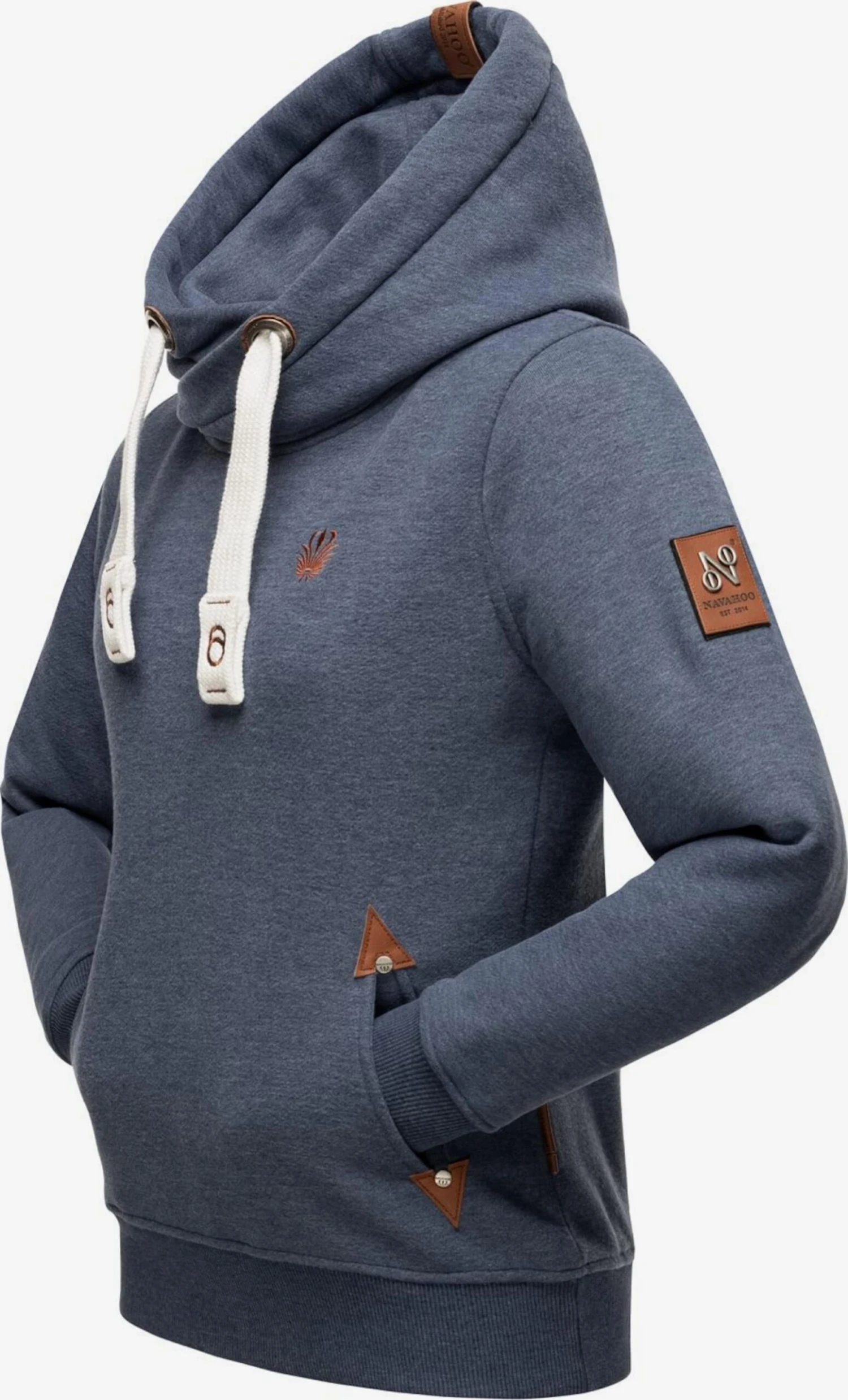 Navahoo Hoodies Sweatshirt Namikaa Dames Nachtblauw 4 Navahoo Hoodies Sweatshirt Namikaa Dames Nachtblauw - Afbeelding 4