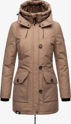 Navahoo Parkas Winterparka Freeze Stoorm Dames Lichtbruin