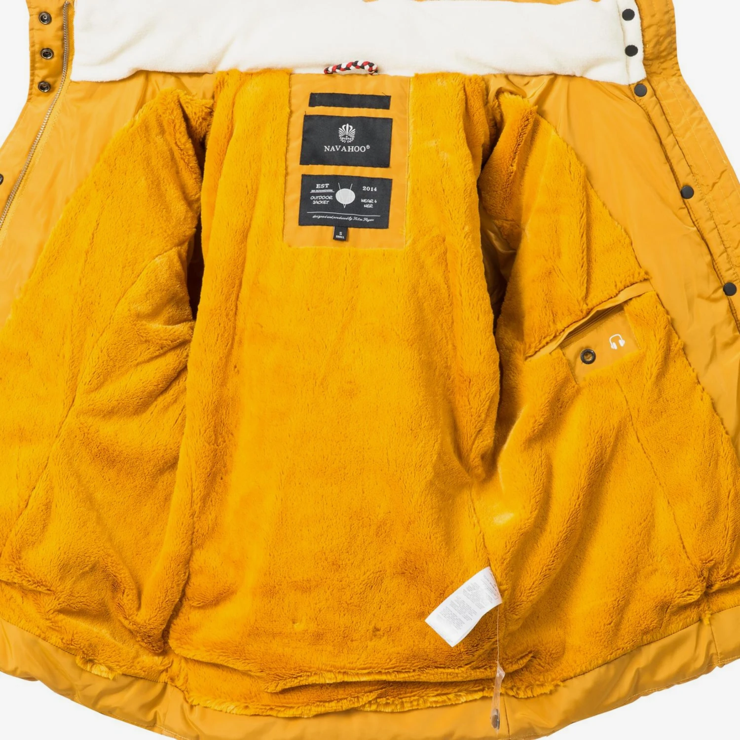 Navahoo Winterjassen Winterjas Miamor Dames Goudgeel 8 Navahoo Winterjassen Winterjas Miamor Dames Goudgeel - Afbeelding 8
