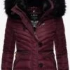 Navahoo Winterjassen Winterjas Wisteriaa Dames Bordeaux