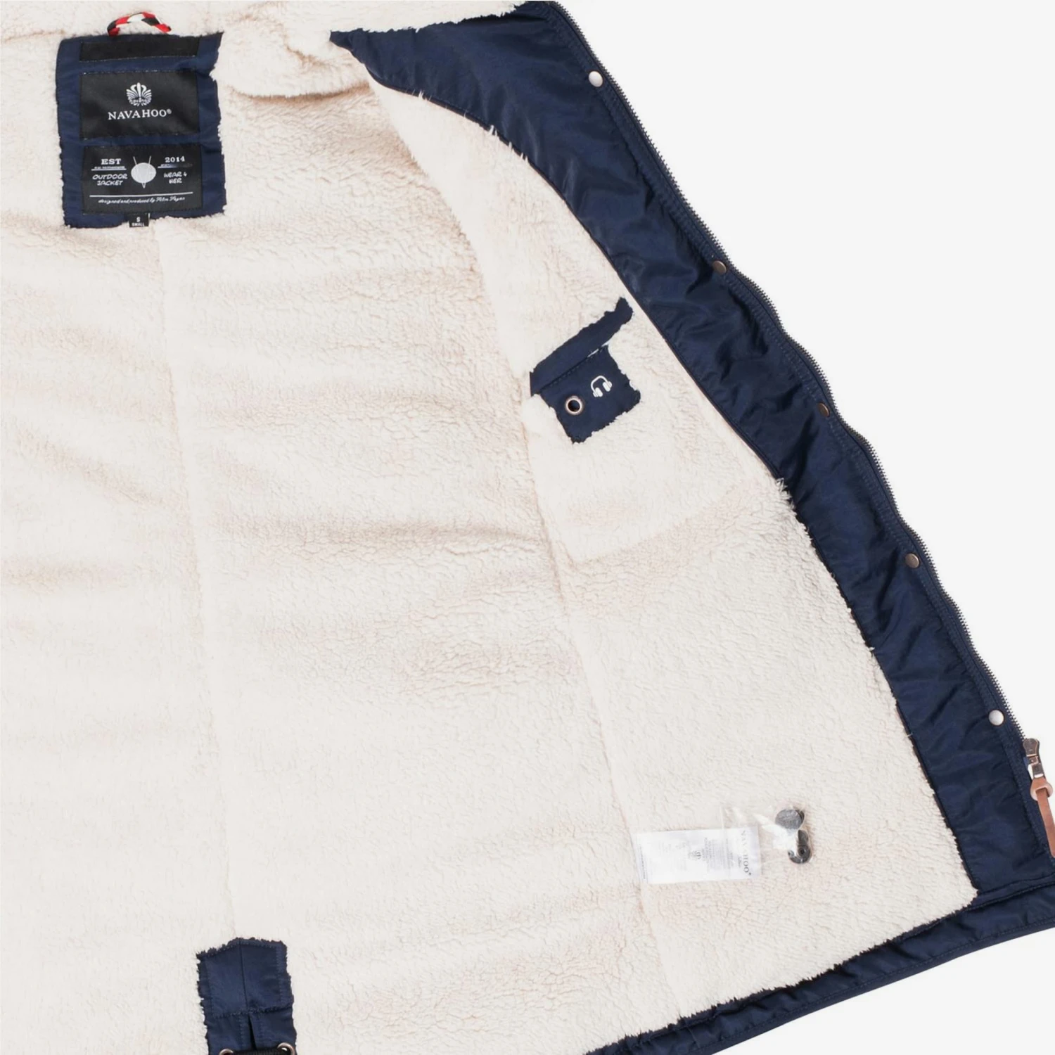 Navahoo Parkas Winterparka La Viva Dames Donkerblauw 4 Navahoo Parkas Winterparka La Viva Dames Donkerblauw - Afbeelding 4