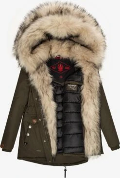 Navahoo Parkas Winterparka Sweety Dames Olijfgroen -Navahoo 91459717eafffbf243e8171603a0e7fa