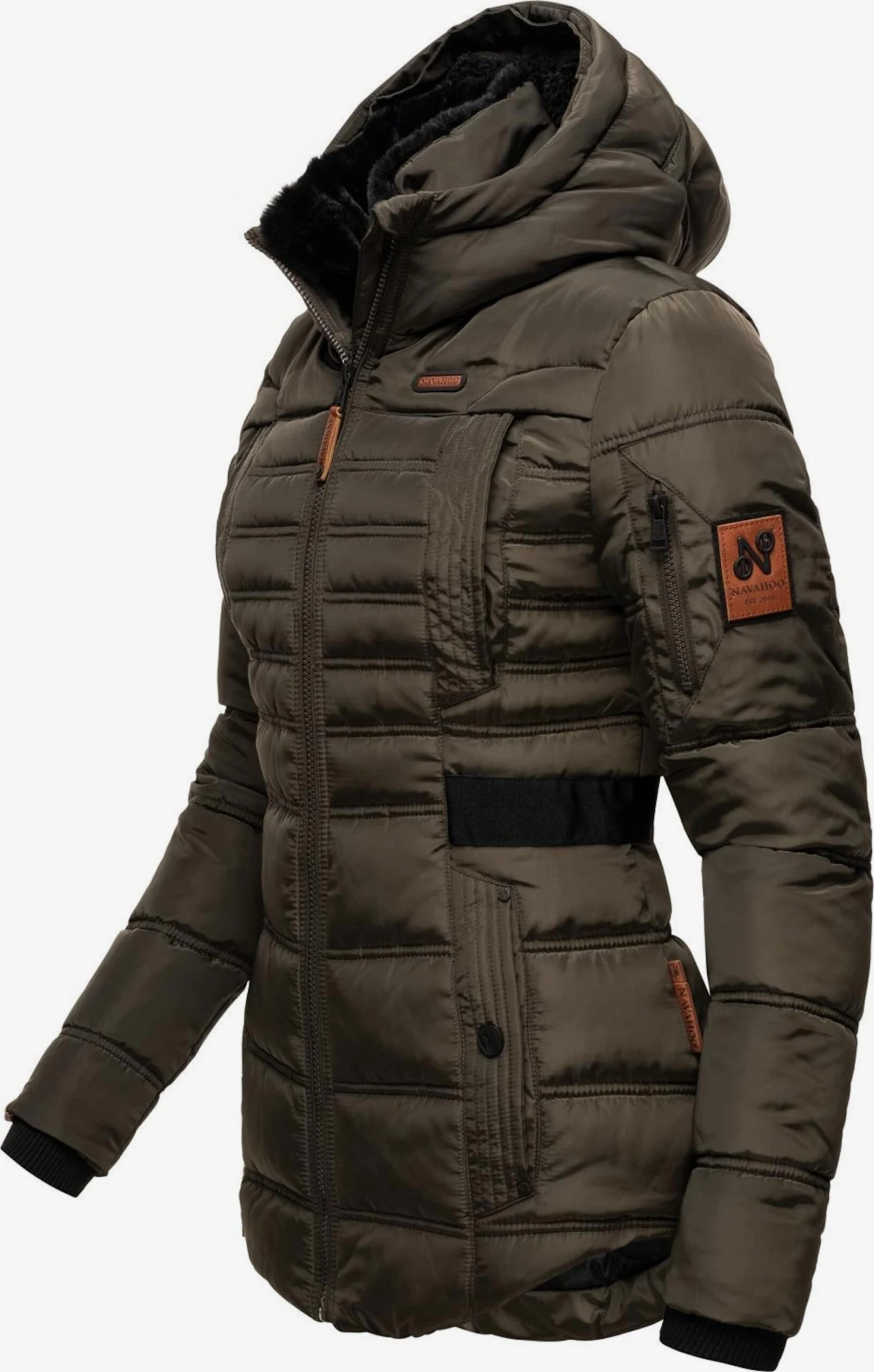Navahoo Winterjassen Winterjas Melikaa Dames Antraciet 2 Navahoo Winterjassen Winterjas Melikaa Dames Antraciet - Afbeelding 2