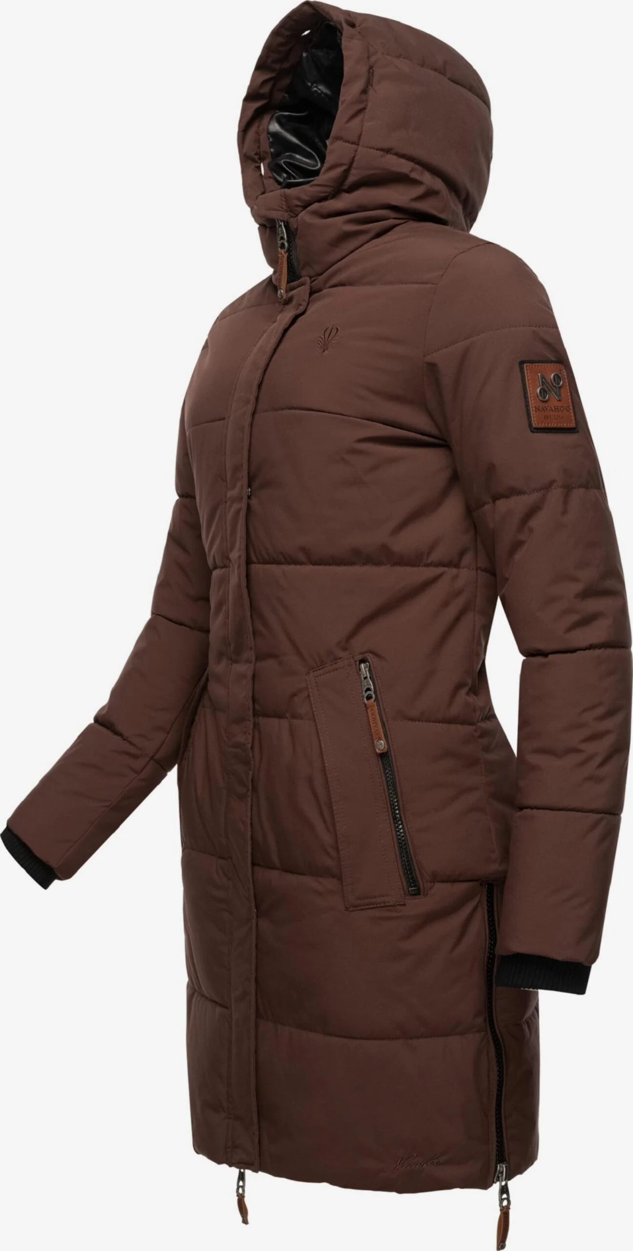 Navahoo Wintermantels Wintermantel Halina Dames Bruin 4 Navahoo Wintermantels Wintermantel Halina Dames Bruin - Afbeelding 4