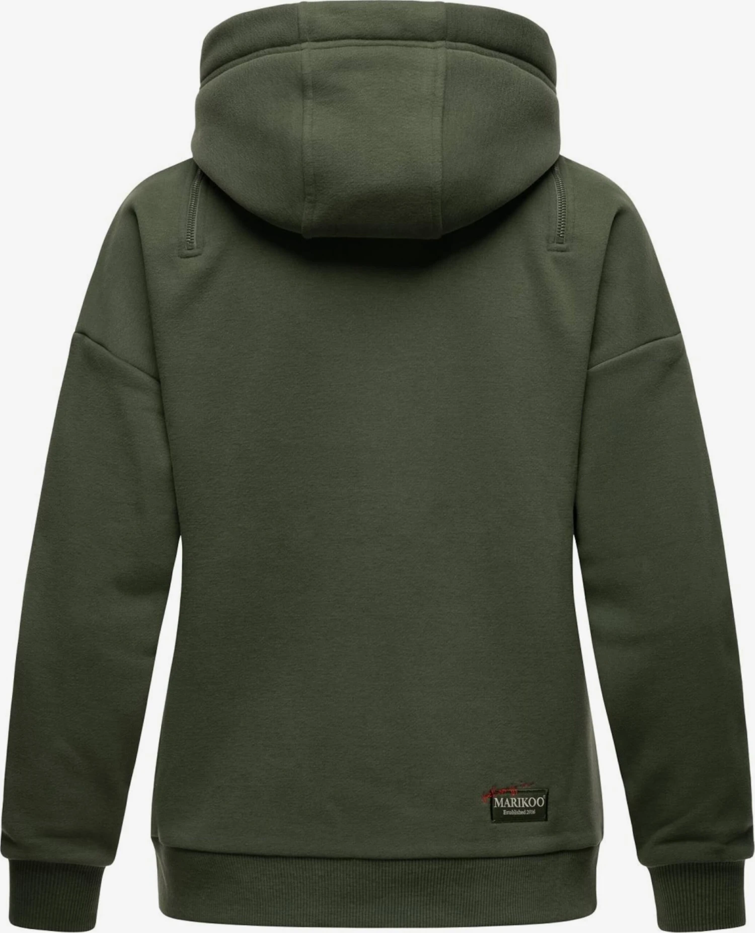 Navahoo Hoodies Sweatshirt Zuckerbärchen Dames Kaki 4 Navahoo Hoodies Sweatshirt Zuckerbärchen Dames Kaki - Afbeelding 4