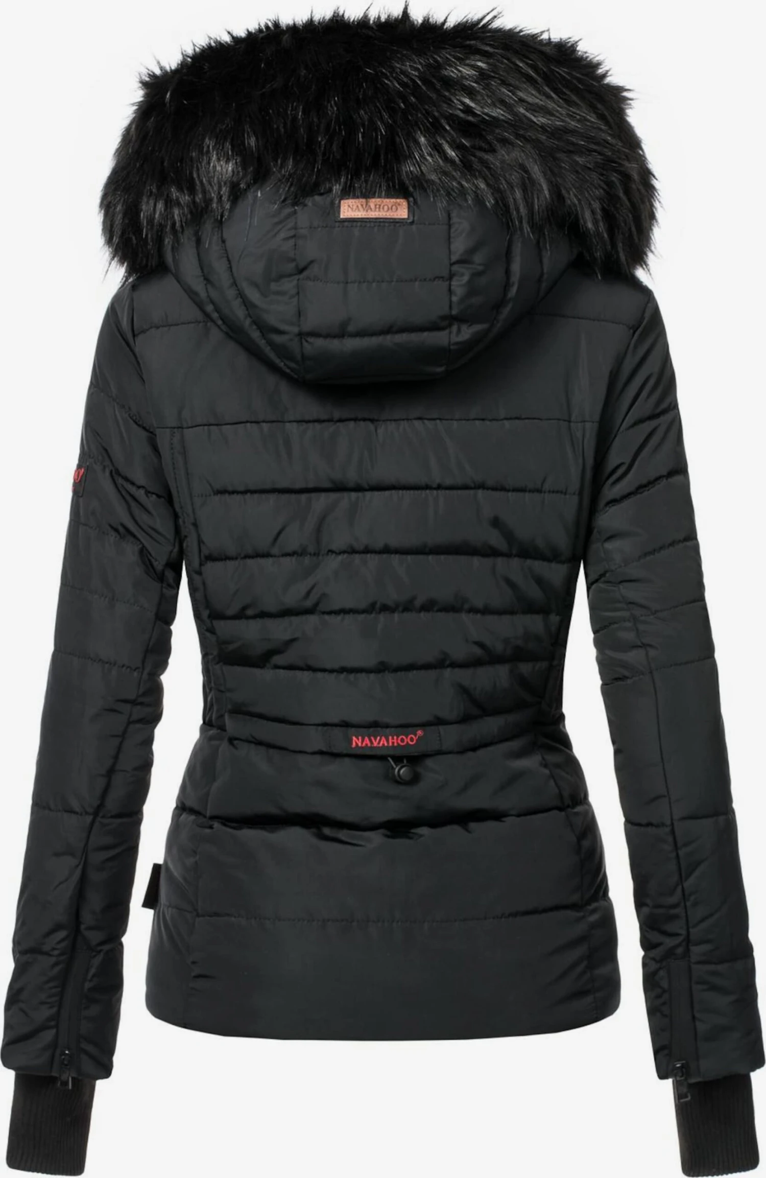 Navahoo Winterjassen Winterjas Adele Dames Zwart 3 Navahoo Winterjassen Winterjas Adele Dames Zwart - Afbeelding 3