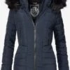 Navahoo Winterjassen Winterjas Adele Dames Donkerblauw