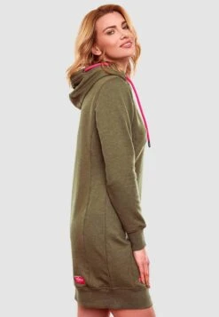 Navahoo Mini Jurken Jurk Dames Olijfgroen -Navahoo 9938ebd17a6ccd7457f70e6ce4052b4c