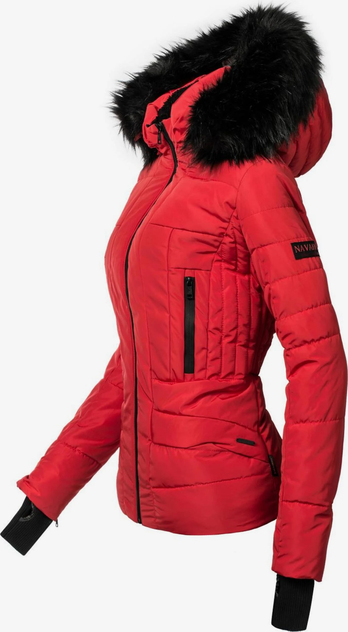 Navahoo Winterjassen Winterjas Adele Dames Rood 2 Navahoo Winterjassen Winterjas Adele Dames Rood - Afbeelding 2